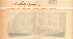 Desktop Screenshot of ladyandsons.com